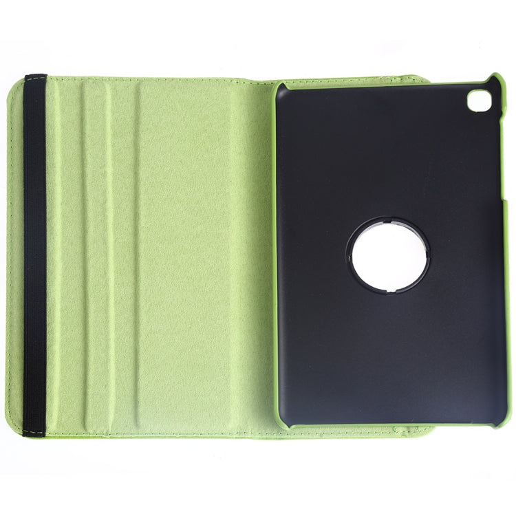 Litchi Texture Horizontal Flip 360 Degrees Rotation Leather Case for Galaxy Tab A 8 (2019) / P200 / P205, with Holder (Green) - Tab A 8.0 & S Pen (2019) P200/P205 by buy2fix | Online Shopping UK | buy2fix