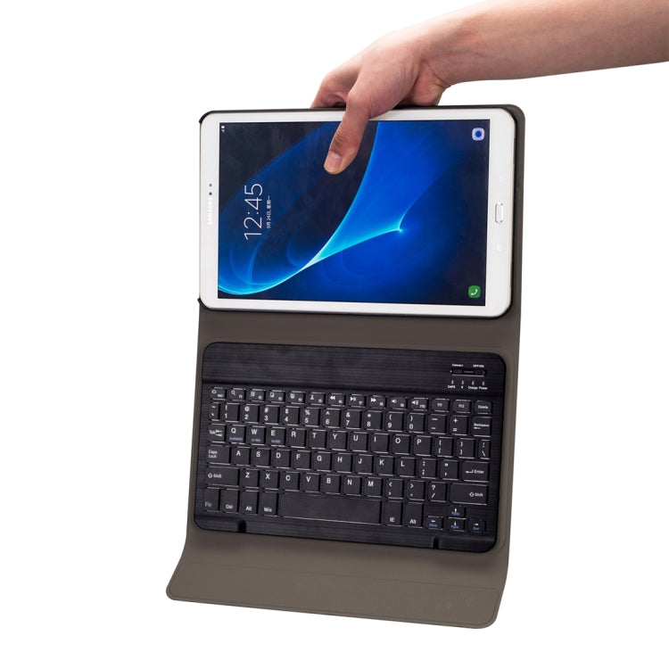 DY580 For Galaxy Tab A 10.1 T580 / T585 Detachable Plastic Bluetooth Keyboard Leather Tablet Case with Holder (Black) - Samsung Keyboard by buy2fix | Online Shopping UK | buy2fix