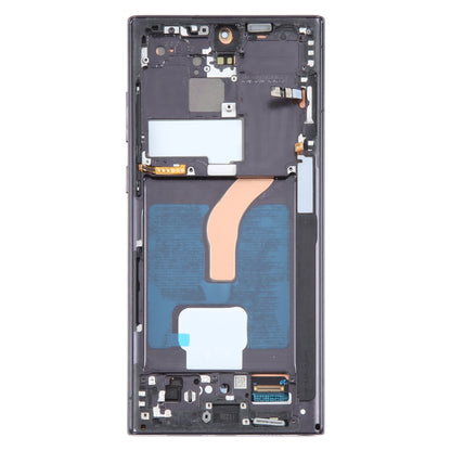 For Samsung Galaxy S22 Ultra 5G SM-S908B Original LCD Screen Digitizer Full Assembly with Frame (Black) - Galaxy S Series Parts by buy2fix | Online Shopping UK | buy2fix