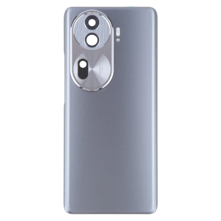 For OPPO Reno11 Pro 5G Original Battery Back Cover with Camera Lens Cover(Grey) - Back Cover by buy2fix | Online Shopping UK | buy2fix