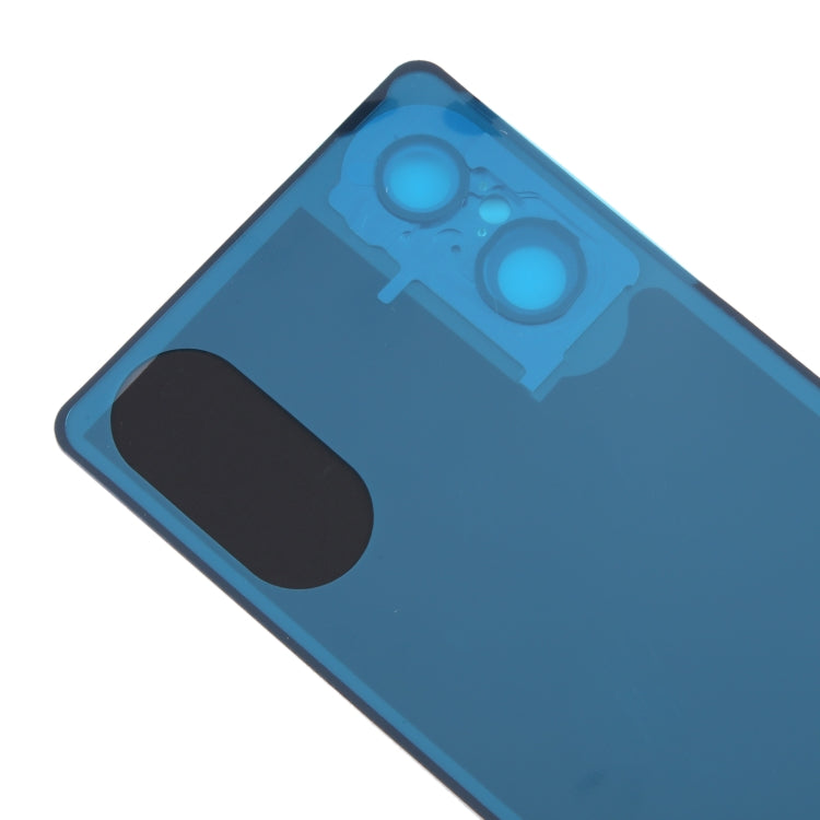 For Sony Xperia 5 V Battery Back Cover with Camera Lens Cover(Blue) - Back Cover by buy2fix | Online Shopping UK | buy2fix