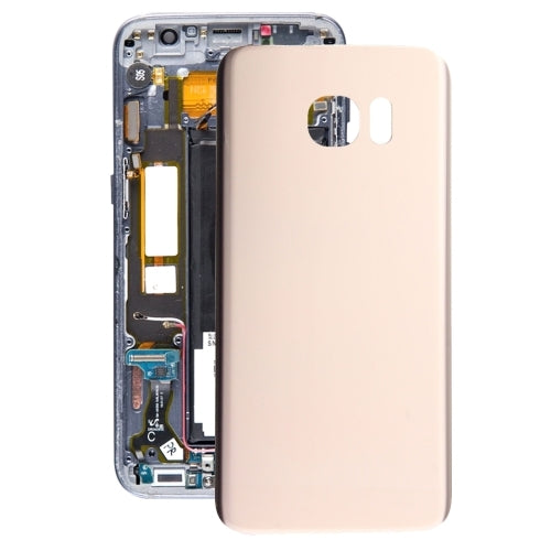 For Samsung Galaxy S7 SM-G930F Battery Back Cover(Gold) - Galaxy S Series Parts by buy2fix | Online Shopping UK | buy2fix