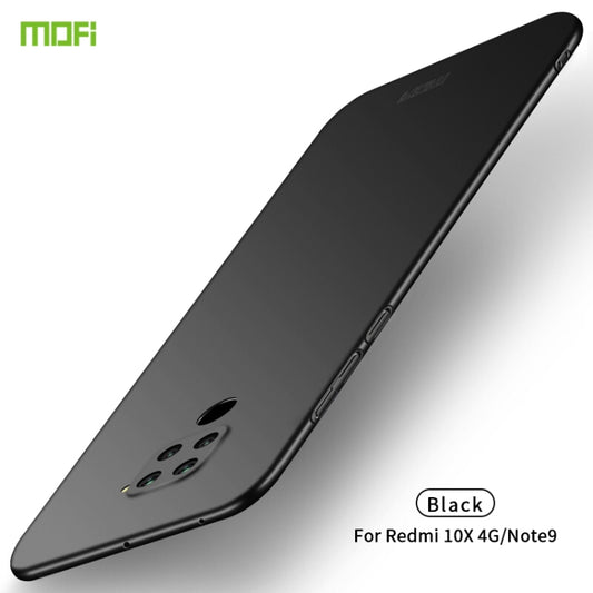 For Xiaomi Redmi 10X 4G MOFI Frosted PC Ultra-thin Hard Case(Black) - Xiaomi Cases by MOFI | Online Shopping UK | buy2fix