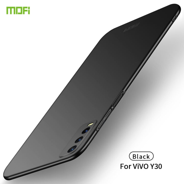 For vivo Y30 MOFI Frosted PC Ultra-thin Hard Case (Black) - vivo Cases by MOFI | Online Shopping UK | buy2fix