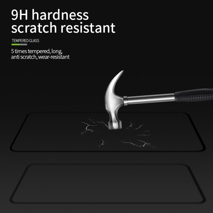For OnePlus 8T MOFI 9H 2.5D Full Screen Tempered Glass Film(Black) - OnePlus Tempered Glass by MOFI | Online Shopping UK | buy2fix