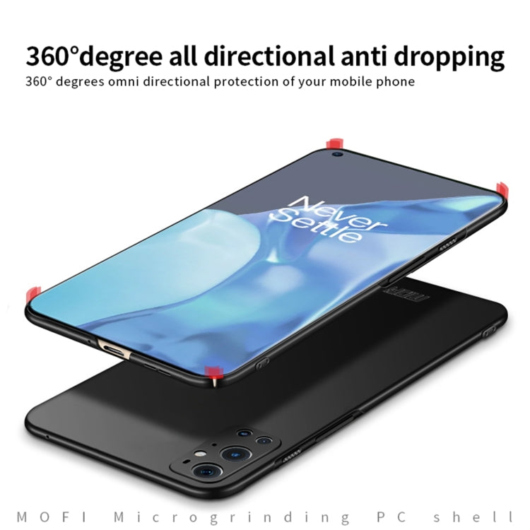 For OnePlus 9 Pro MOFI Frosted PC Ultra-thin Hard Case(Blue) - OnePlus Cases by MOFI | Online Shopping UK | buy2fix