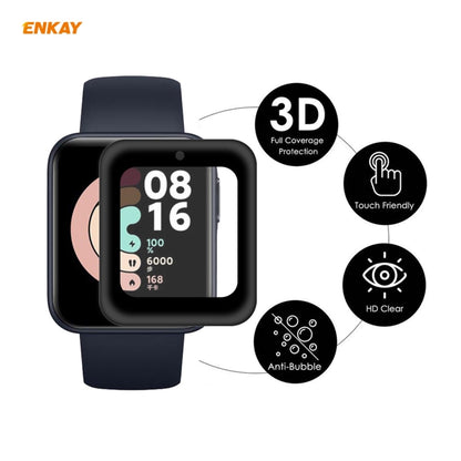 For Redmi Watch 5 PCS ENKAY Hat-Prince 3D Full Screen Soft PC Edge + PMMA HD Screen Protector Film - Screen Protector by ENKAY | Online Shopping UK | buy2fix