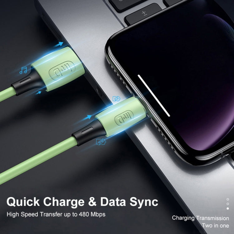 ENKAY Hat-Prince ENK-CB1102 3A USB to USB-C / Type-C Silicone Data Sync Fast Charging Cable, Cable Length: 1.8m(Yellow) - USB-C & Type-C Cable by ENKAY | Online Shopping UK | buy2fix