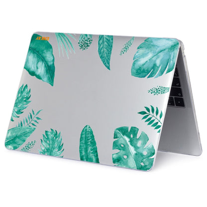 ENKAY Hat-Prince Forest Series Pattern Laotop Protective Crystal Case for MacBook Pro 16 inch A2141(Green Leaf Pattern) - MacBook Pro Cases by ENKAY | Online Shopping UK | buy2fix