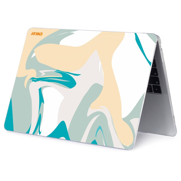 For MacBook Air 13.3 inch A2179 / A2337 ENKAY Hat-Prince Geometry Pattern Laotop Protective Crystal Case(Geometry No.6) - MacBook Air Cases by ENKAY | Online Shopping UK | buy2fix