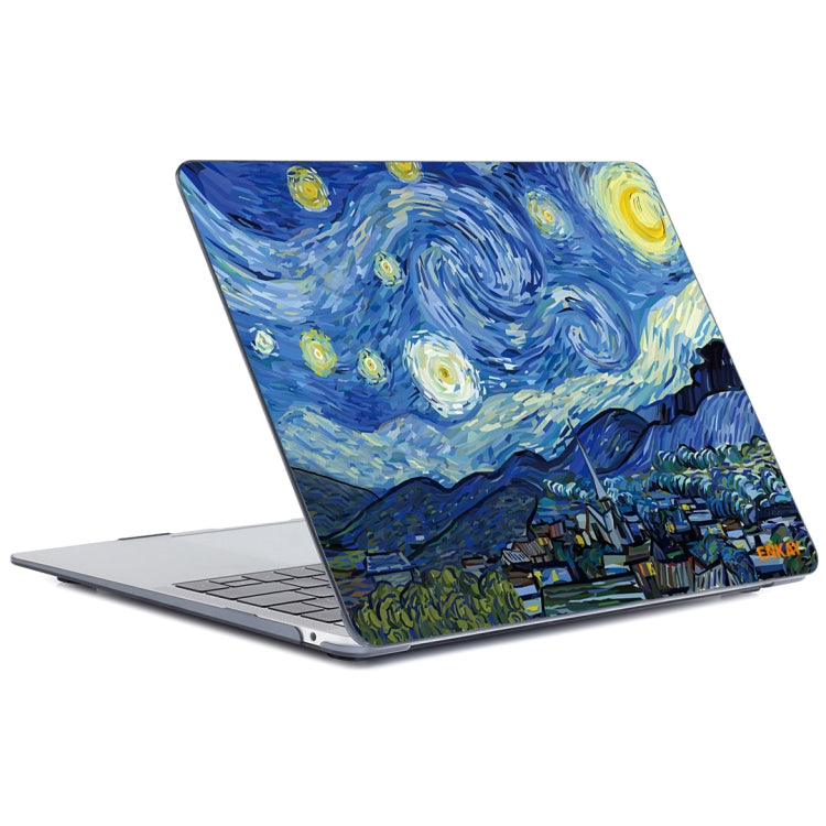 ENKAY Hat-Prince Natural Series Laotop Protective Crystal Case for MacBook Pro 14.2 inch A2442 2021/A2779 2023(Starry Night) - MacBook Pro Cases by ENKAY | Online Shopping UK | buy2fix