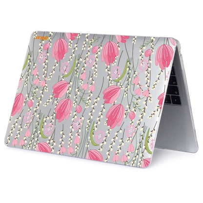 ENKAY Flower Series Pattern Laotop Protective Crystal Case For MacBook Pro 13.3 inch A2251 / A2289 / A2338 2020(Tulips) - MacBook Pro Cases by ENKAY | Online Shopping UK | buy2fix