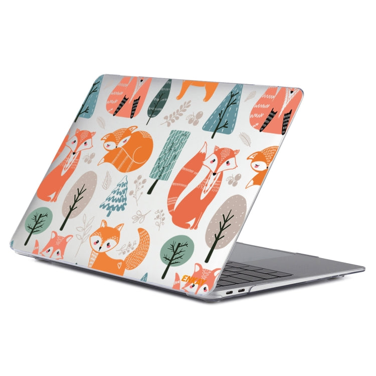 ENKAY Animal Series Pattern Laotop Protective Crystal Case For MacBook Pro 13.3 inch A1706 / A1708 / A1989 / A2159(Fox) - MacBook Pro Cases by ENKAY | Online Shopping UK | buy2fix