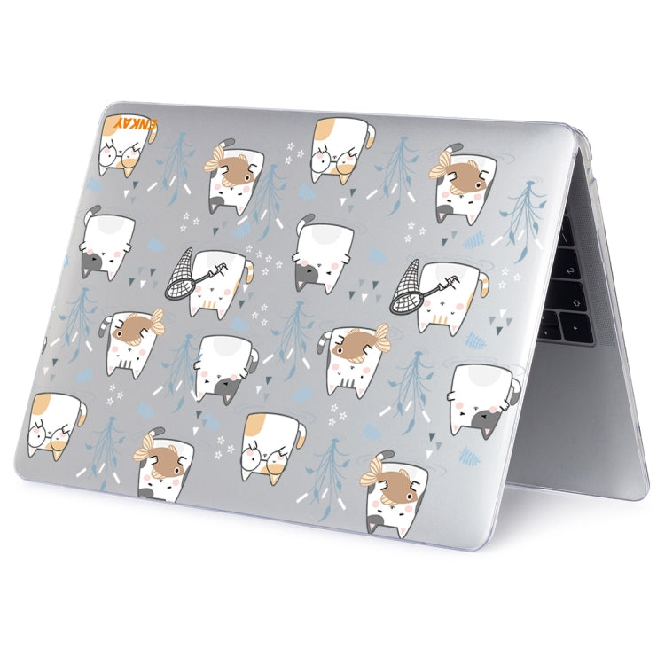 ENKAY Animal Series Pattern Laotop Protective Crystal Case For MacBook Pro 14.2 inch A2442 2021/A2779 2023(Cute Cat) - MacBook Pro Cases by ENKAY | Online Shopping UK | buy2fix