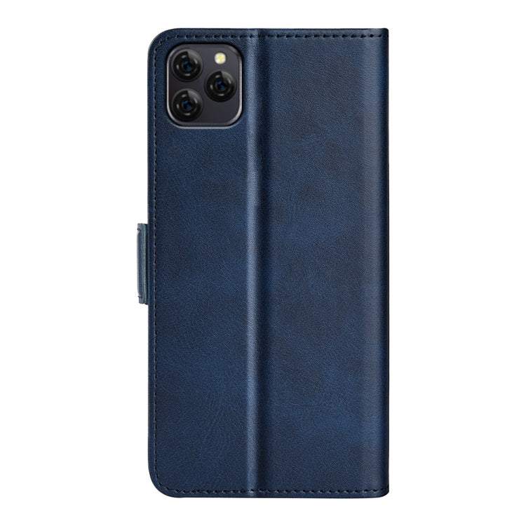 For Blackview A95 Dual-side Magnetic Buckle Leather Phone Case(Dark Blue) - More Brand by buy2fix | Online Shopping UK | buy2fix