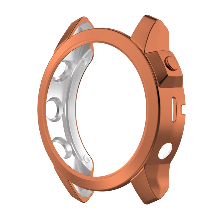 For Garmin Fenix 7X Shockproof TPU Watch Case(Rose Gold) - Watch Cases by buy2fix | Online Shopping UK | buy2fix