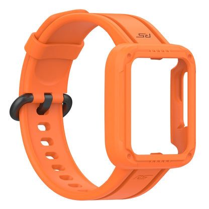 For Xiaomi Mi Watch 2 Lite Silicone Solid Color Watch Band(Orange) - Watch Bands by buy2fix | Online Shopping UK | buy2fix