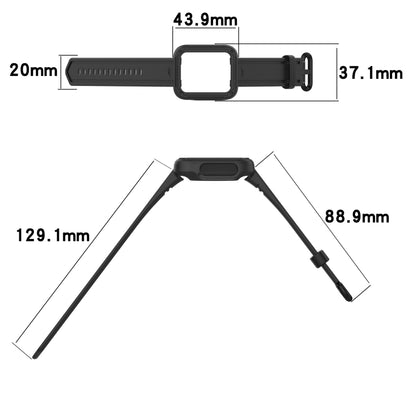 For Xiaomi Mi Watch 2 Lite Silicone Solid Color Watch Band(Purple) - Watch Bands by buy2fix | Online Shopping UK | buy2fix