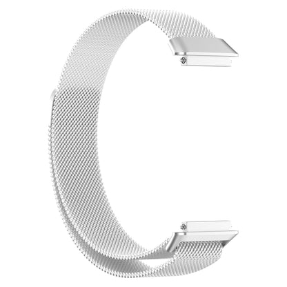 For Huawei Band 7 Milan Magnetic Watch Band(Silver) - Watch Bands by buy2fix | Online Shopping UK | buy2fix