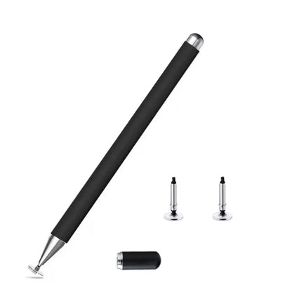 AT-29  High Accuracy Single Use Magnetic Suction Passive Capacitive Pen Mobile Phone Touch Stylus with 2 Pen Head(Black) - Stylus Pen by buy2fix | Online Shopping UK | buy2fix