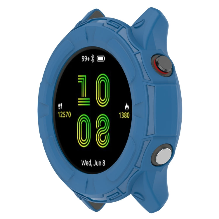 For Garmin Forerunner 955 Shockproof TPU Protective Watch Case(Blue) - Watch Cases by buy2fix | Online Shopping UK | buy2fix