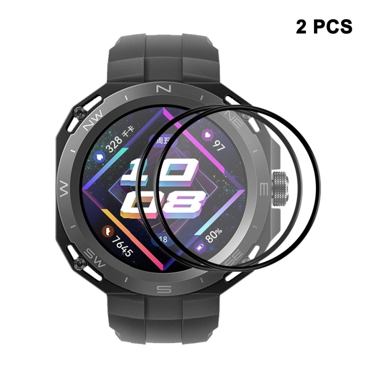 2pcs For Huawei Watch GT Cyber ENKAY 3D Full Coverage Soft PC Edge + PMMA HD Screen Protector Film - Screen Protector by ENKAY | Online Shopping UK | buy2fix