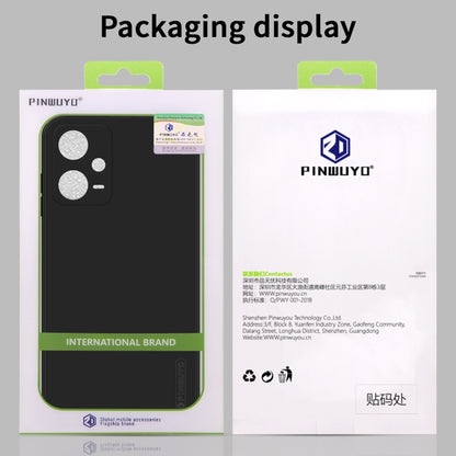 For Xiaomi Redmi Note 12 Pro+ China/Note12 Explorer PINWUYO Sense Series Liquid Silicone TPU Phone Case(Blue) - Xiaomi Cases by PINWUYO | Online Shopping UK | buy2fix