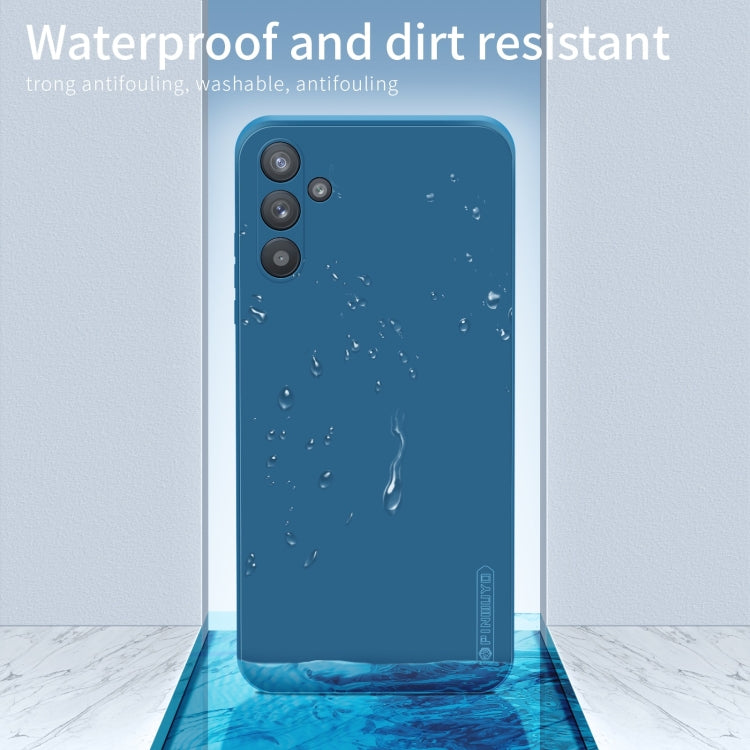 For Samsung Galaxy F15 / M15 PINWUYO Sense Series Liquid Silicone TPU Phone Case(Blue) - Galaxy Phone Cases by PINWUYO | Online Shopping UK | buy2fix