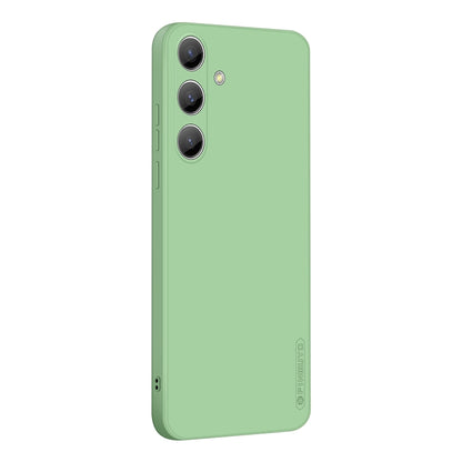 For Samsung Galaxy S25+ 5G PINWUYO Sense Series Liquid Silicone TPU Phone Case(Green) - Galaxy S25+ 5G Cases by PINWUYO | Online Shopping UK | buy2fix