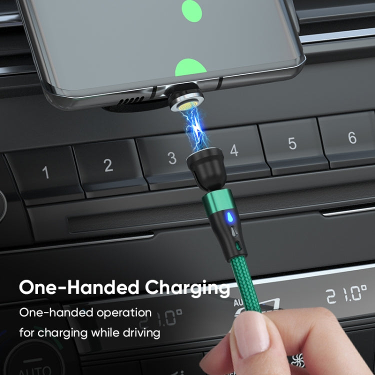 ENKAY PD60W Type-C to Type-C / 8 Pin Magnetic 540 Degrees Rotating Fast Charging Cable, Length:2m(Green) - Charging Cable & Head by ENKAY | Online Shopping UK | buy2fix