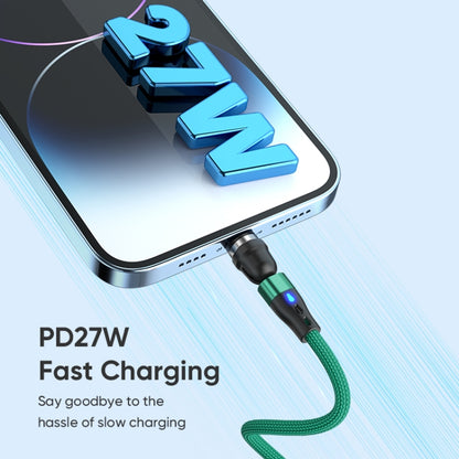 ENKAY PD60W Type-C to Type-C / 8 Pin / Micro USB Magnetic 540 Degrees Rotating Fast Charging Cable, Length:2m(Black) - Charging Cable & Head by ENKAY | Online Shopping UK | buy2fix