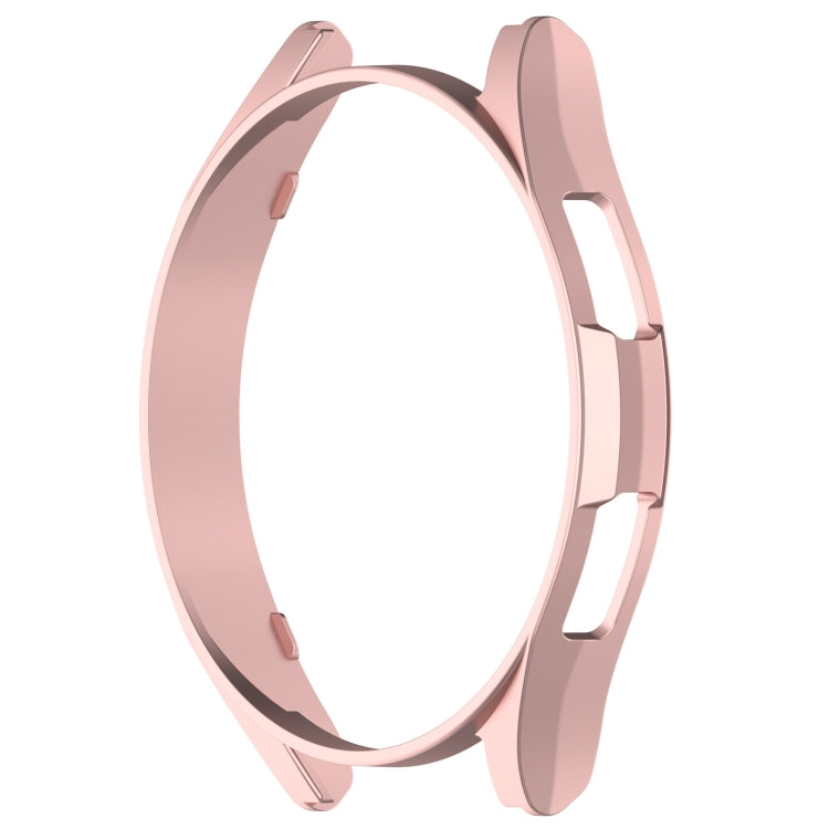 For Samsung Galaxy Watch 6 Classic 43mm Half Coverage Hollow PC Watch Protective Case(Rose Gold) - Watch Cases by buy2fix | Online Shopping UK | buy2fix