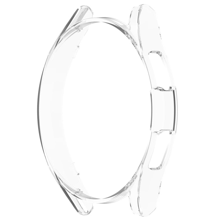 For Samsung Galaxy Watch 6 Classic 47mm Half Coverage Hollow PC Watch Protective Case(Transparent) - Watch Cases by buy2fix | Online Shopping UK | buy2fix