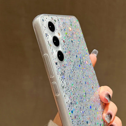 For Samsung Galaxy S25 Ultra 5G Glitter Sequins Epoxy TPU Phone Case(Gold) - Galaxy S25 Ultra 5G Cases by buy2fix | Online Shopping UK | buy2fix