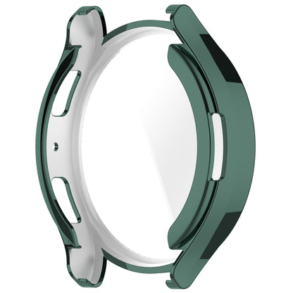 For Samsung Galaxy Watch6 44mm Full Coverage TPU Electroplated Watch Protective Case(Green) - Watch Cases by buy2fix | Online Shopping UK | buy2fix