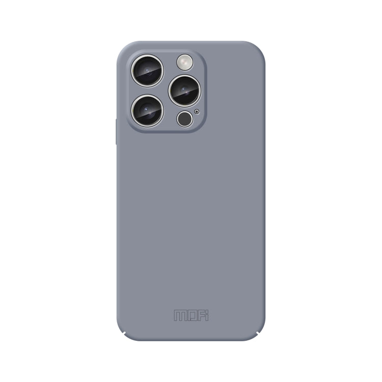 For iPhone 16 Pro Max MOFI Qin Series Skin Feel All-inclusive PC Phone Case(Gray) - iPhone 16 Pro Max Cases by MOFI | Online Shopping UK | buy2fix