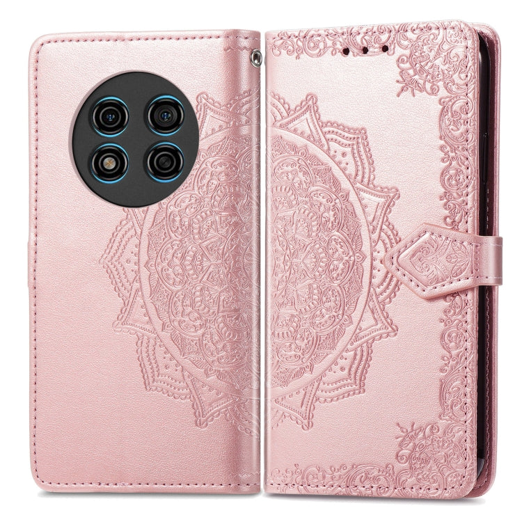 For Ulefone Note 15 Mandala Flower Embossed Leather Phone Case(Rose Gold) - Ulefone Cases by buy2fix | Online Shopping UK | buy2fix