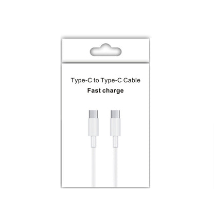 XJ-99 2pcs 1m 60W USB-C / Type-C to Type-C Fast Charging Data Cable - USB-C & Type-C Cable by buy2fix | Online Shopping UK | buy2fix