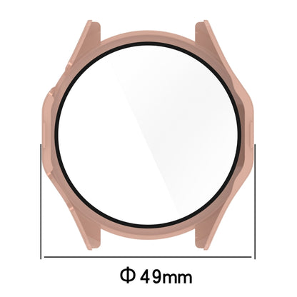 For Huawei Watch GT 4 46mm PC + Tempered Film Integrated Watch Protective Case(Transparent) - Watch Cases by buy2fix | Online Shopping UK | buy2fix