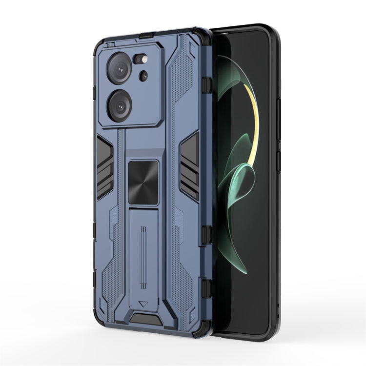 For Xiaomi 13T Pro Supersonic Armor PC Hybrid TPU Phone Case(Blue) - Xiaomi Cases by buy2fix | Online Shopping UK | buy2fix