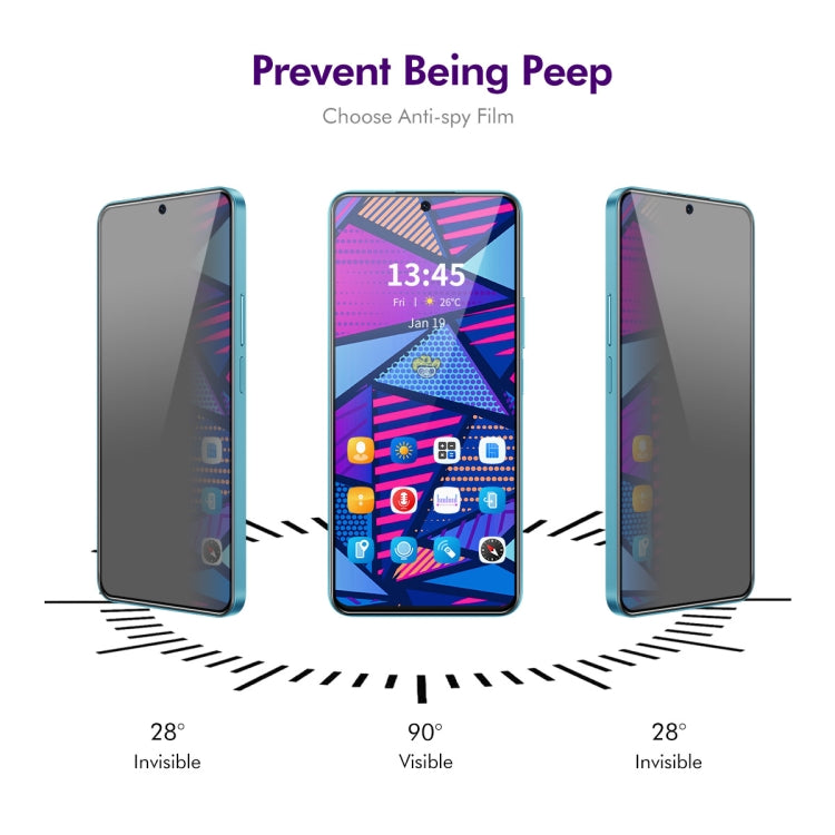 For Redmi K70 / K70e / K70 Pro 5pcs ENKAY Hat-Prince 28 Degree Anti-peeping Privacy Silk Screen Tempered Glass Film -  by ENKAY | Online Shopping UK | buy2fix