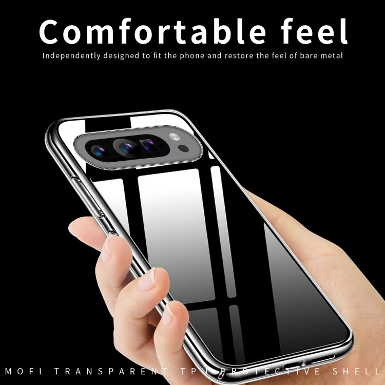 For Google Pixel 9 Pro MOFI Ming Series Transparent Ultra-thin TPU Phone Case(Transparent) - Google Cases by MOFI | Online Shopping UK | buy2fix
