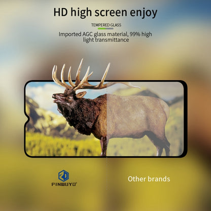 For Honor X6b PINWUYO 9H 2.5D Full Screen Tempered Glass Film(Black) - Honor Tempered Glass by PINWUYO | Online Shopping UK | buy2fix