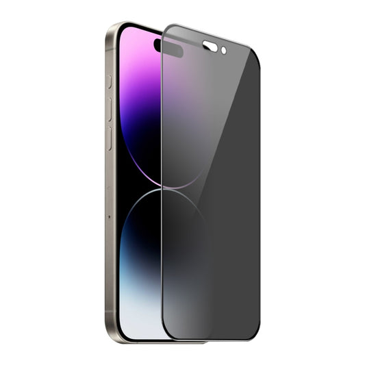 For iPhone 14 Pro Max ENKAY Hat-Prince 360 Degree Anti-peeping Privacy Full Screen Tempered Glass Film - iPhone 14 Pro Max Tempered Glass by ENKAY | Online Shopping UK | buy2fix