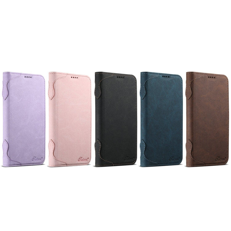 For iPhone 13 Pro SUTENI J07 Multifunctional Horizontal Flip Magsafe Leather Phone Case(Pink) - iPhone 13 Pro Cases by Suteni | Online Shopping UK | buy2fix