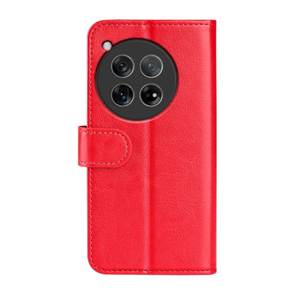 For OnePlus 12 R64 Texture Horizontal Flip Leather Phone Case(Red) - OnePlus Cases by buy2fix | Online Shopping UK | buy2fix