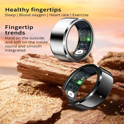 R6 SIZE 10 Smart Ring, Support Heart Rate / Blood Oxygen / Sleep Monitoring(White) - Smart Rings / Smart Telephones by buy2fix | Online Shopping UK | buy2fix