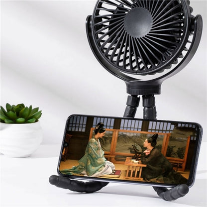 WX1020 Portable Handheld Summer Fan Flexible Octopus Tripod Baby Stroller Desktop Fan(Green) - Electric Fans by buy2fix | Online Shopping UK | buy2fix