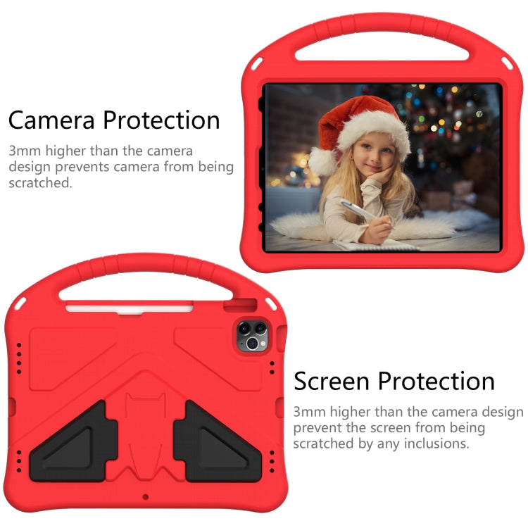 For iPad Air 11 2024 EVA Shockproof Tablet Case with Holder(Red) - iPad Air 11 2024 Cases by buy2fix | Online Shopping UK | buy2fix