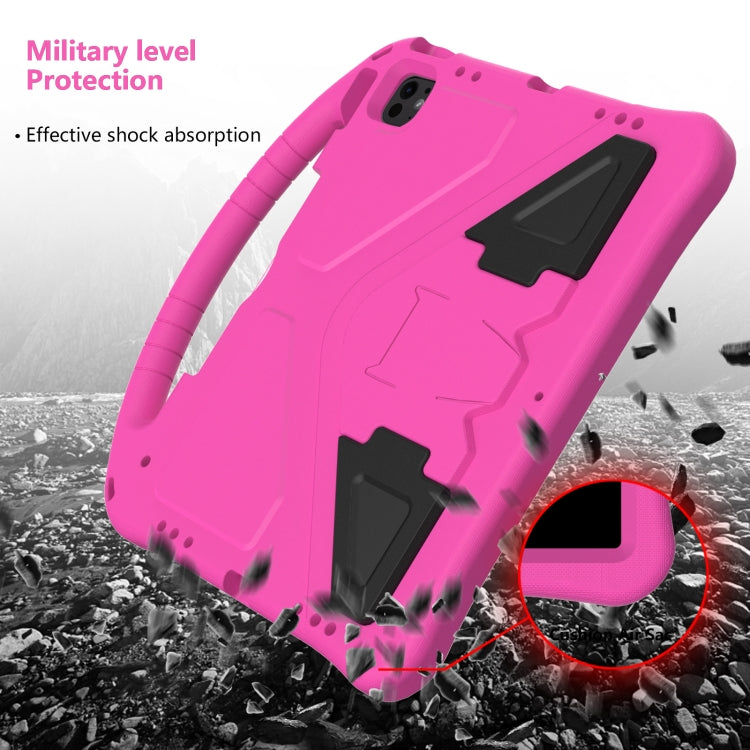 For iPad Air 13 2024 EVA Shockproof Tablet Case with Holder(RoseRed) - iPad Air 13 2024 Cases by buy2fix | Online Shopping UK | buy2fix